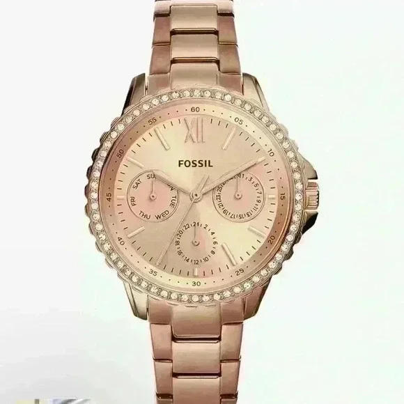 Fossil Watch: Izzy Multifunction Rose Gold-Tone Stainless Steel Watch Fossil Izzy Multifunction Rose Gold-Tone Stainless Steel  main image 2